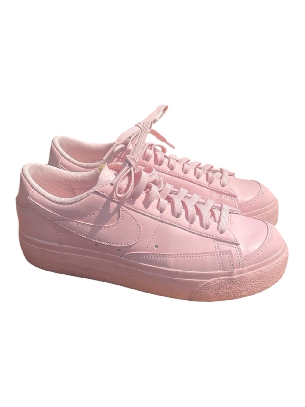 Nike Women’s Blazer Low Platform Sneakers Pink Size 8